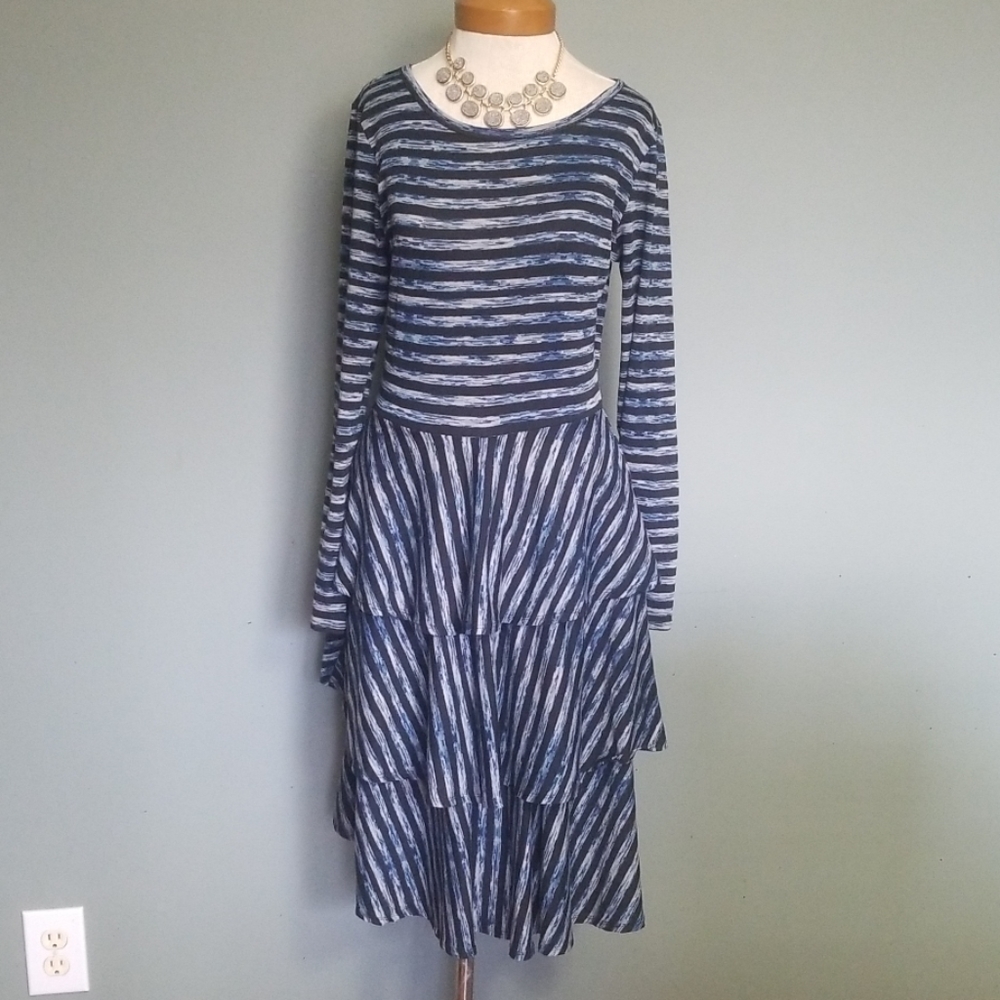 LulaRoe Georgia LS dress medium